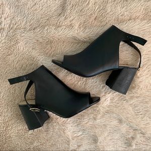 Nine West Black Block Heels